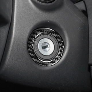 Rich2.br แหวนคาร์บอนไฟเบอร์ มีกาวในตัว สําหรับตกแต่งภายในรถยนต์ Toyota Corolla 2014-2018