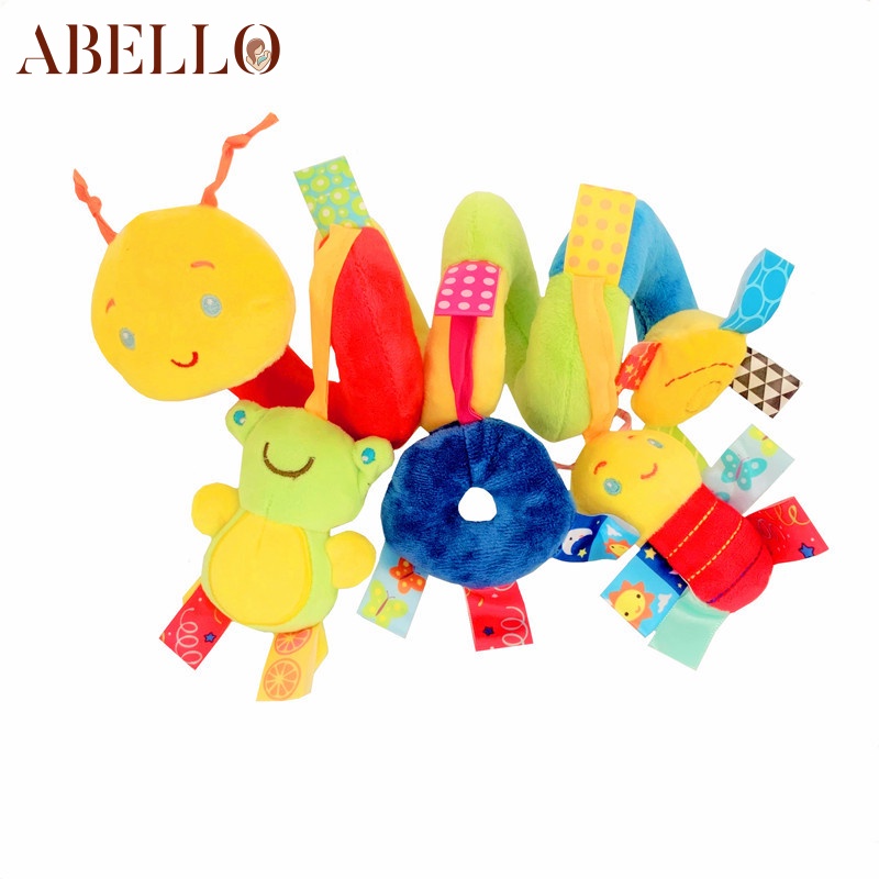 abello-ของเล่นตุ๊กตาหนอนผีเสื้อ-แบบแขวน-ใส่สบาย-สําหรับเด็กทารก