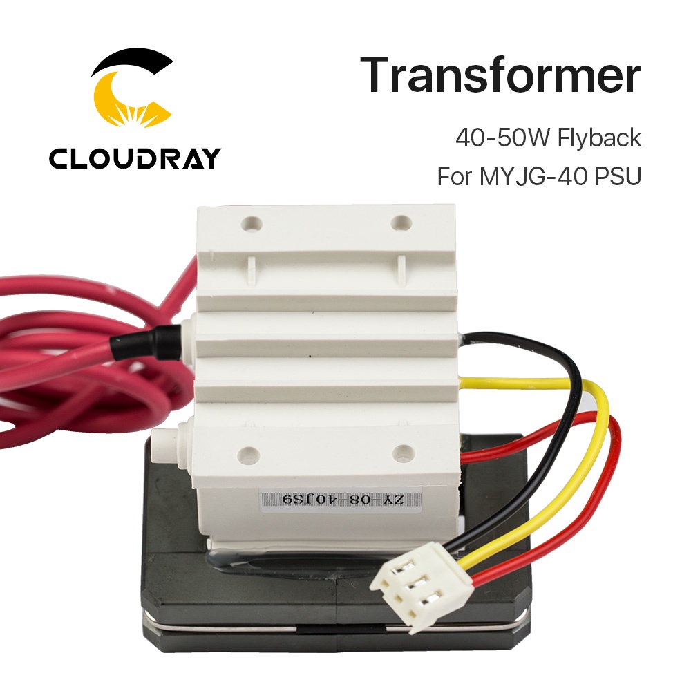 cloudray-หม้อแปลงไฟฟ้าแรงสูง-40-50w-สําหรับพาวเวอร์ซัพพลายเลเซอร์-co2-psu-myjg-40-50