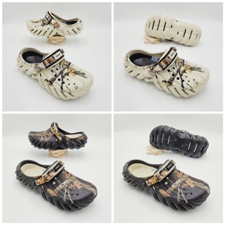 รองเท้าลำลองแฟชั่น สไตล์ Crocs Echo Clog Realtree Edge