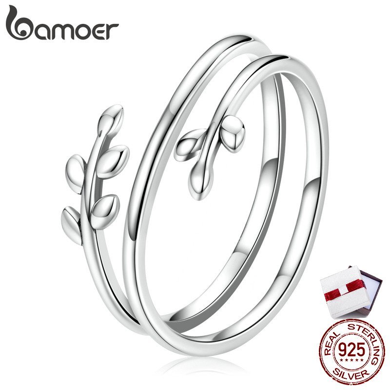bamoer-925-silver-multi-layer-leaf-ring-adjustable-size-for-women-fashion-jewellery-scr755