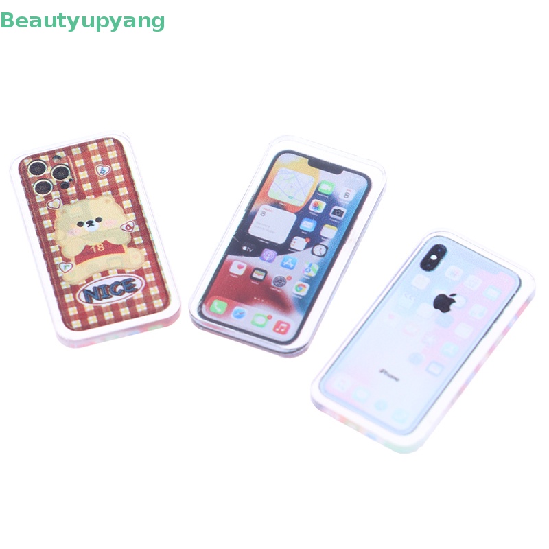 beautyupyang-โมเดลโทรศัพท์มือถือจิ๋ว-1-12-สําหรับตกแต่งบ้านตุ๊กตา
