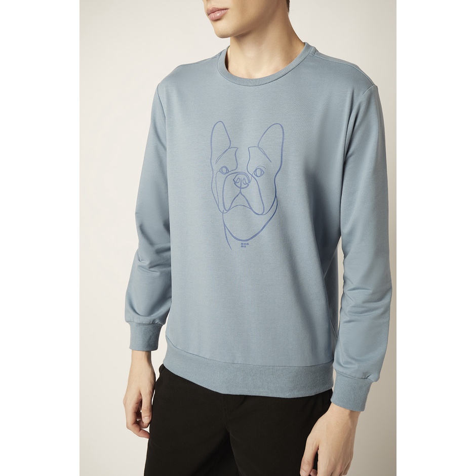 esp-เสื้อถักนิตลายเฟรนช์ชี่-ผู้ชาย-สีน้ำเงินอ่อน-frenchie-sweatshirt-3745