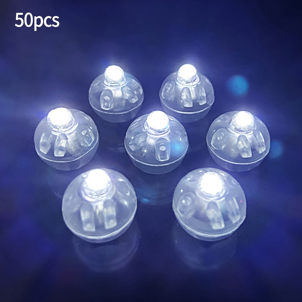 【DREAMLIFE】50Pcs Individual LED Balloon Lights Tiny Wireless Battery