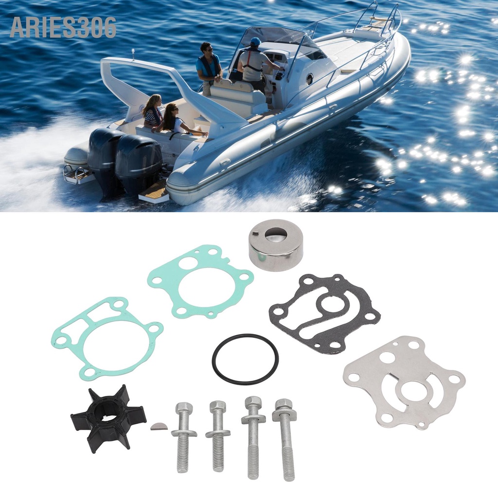 aries306-ชุดซ่อมใบพัดปั๊มน้ำนอกเรือ-18-3465-สำหรับ-yamaha-50hp-4-จังหวะรุ่น-t50-1997-2010