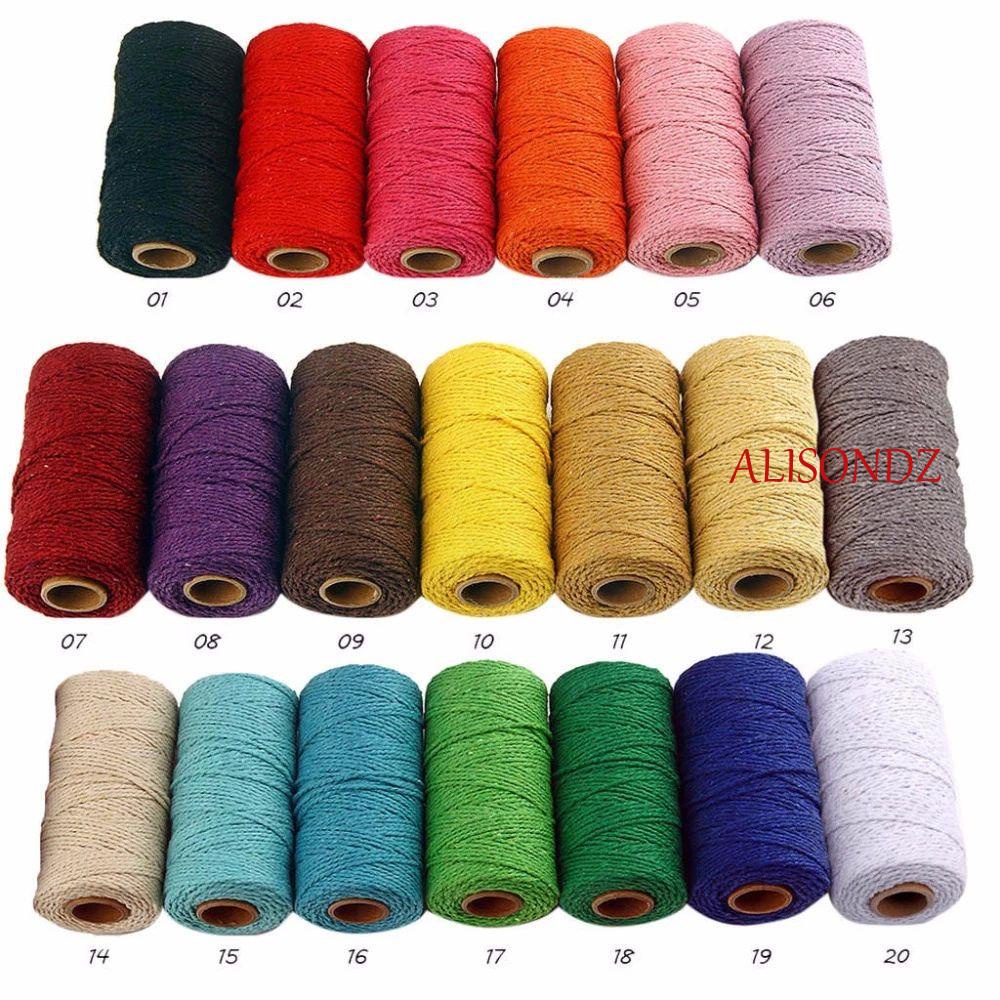 alisondz-เชือกผ้าฝ้ายผ้าลินินหลากสียาว-100-เมตร-100-หลาสําหรับทํางานศิลปะ-diy-2-มม