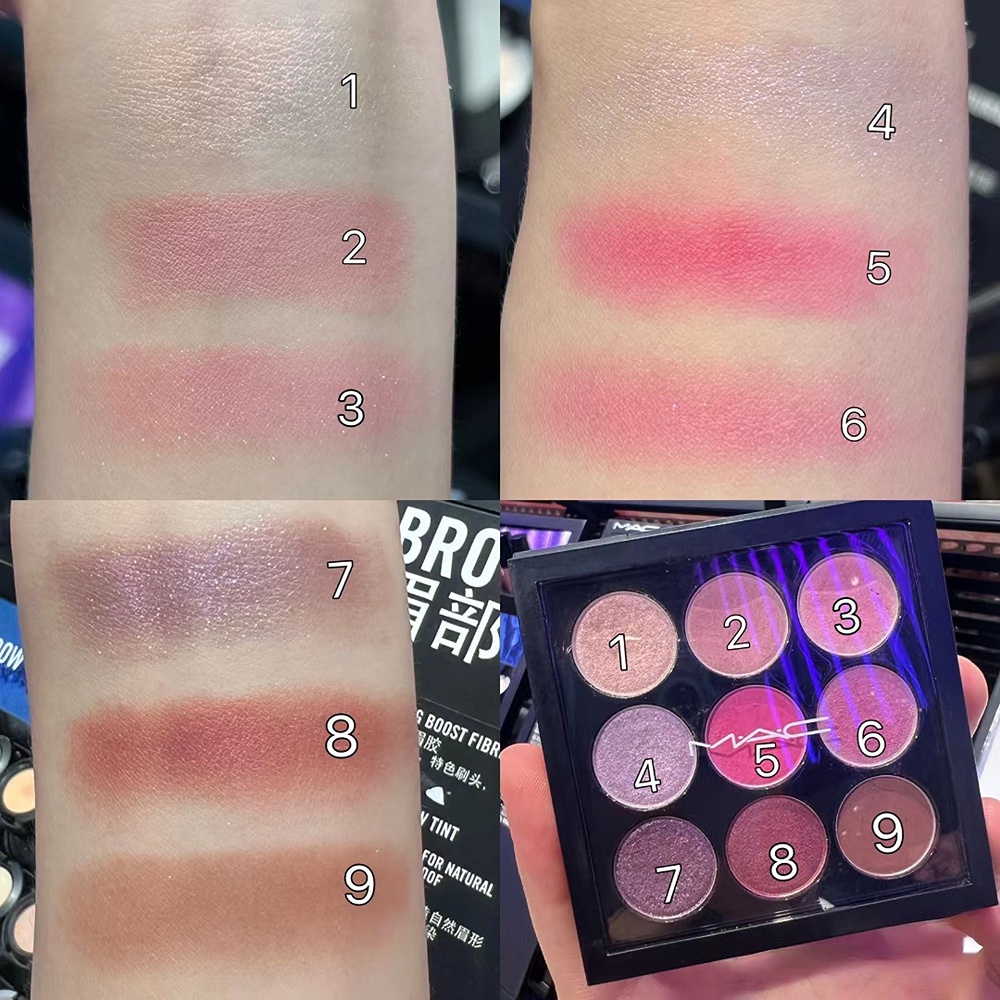 ของแท้-100-mac-eye-shadow-x-9-browns-greys-eyeshadow-palett-pinks-purple-5-85g