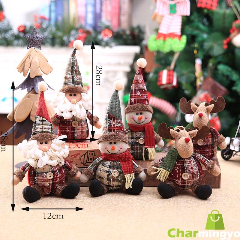 merry-christmas-products-จี้ตุ๊กตากวาง-สโนว์แมน-ซานตาคลอส-สําหรับแขวนตกแต่งบ้าน-ต้นคริสต์มาส