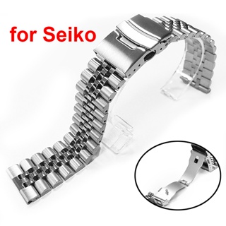 สายนาฬิกาข้อมือสเตนเลส 316L สําหรับ Seiko Straps 18 19 20 21 22 23 24 มม.