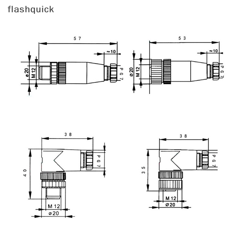 flashquick-1-ชิ้น-m12-เซนเซอร์เชื่อมต่อ-3-4-5-พิน-ตัวผู้-ตัวเมีย-ตรง-ขวา-ปลั๊ก-ดี