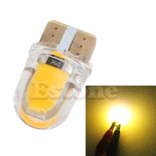 Edb* หลอดไฟ LED W5W T10 194 168 W5W COB 8SMD ซิลิโคน สําหรับติดป้ายทะเบียนรถยนต์