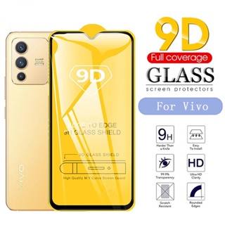 กระจกนิรภัย 9D แบบเต็มจอ สําหรับ VIVO Y35 Y16 V23 Y21t Y02 Y02s Y22s Y73 V21 Y33s Y33t Y15s Y15a Y01 Y76 Y12a Y51 Y31 Y20 Y20i Y20s G Y12s V20 SE Pro Y11 Y17 Y15 Y12 Y50 Y30 V17 V11 V9