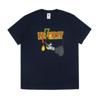 ร้อน 3 oversize T-shirt พร้อมส่ง TEE MCF MICKEY NAVY การเปิดตัวผลิตภัณฑ์ใหม่ T-shirt S-5XL