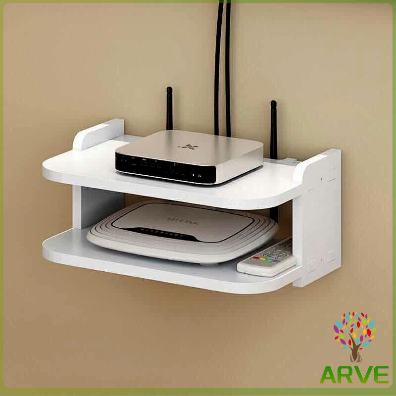 arve-30cm-ชั้นวางเราเตอร์ขนาดใหญ่-ขาตั้ง-wifi-ไร้สาย-ตัวยึดติดผนัง-ที่ยึดเราเตอร์-ที่เก็บสายเคเบิล-ที่เก็บของติดผนัง