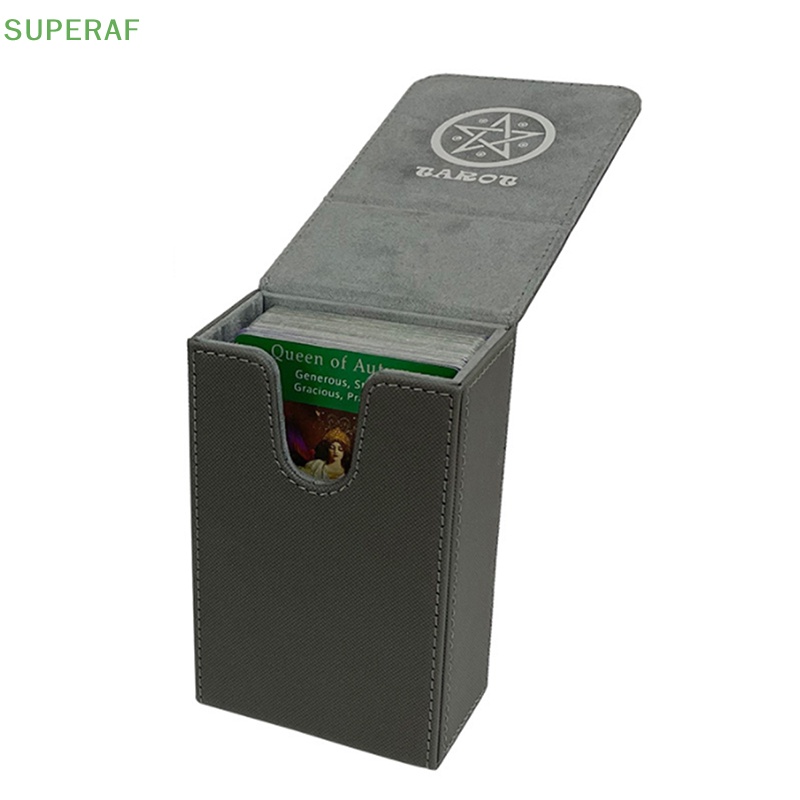 superaf-กล่องเก็บไพ่ทาโรต์-หนัง-pu-สองชั้น-เกมไพ่โป๊กเกอร์-การ์ดดาดฟ้า-ขายดี