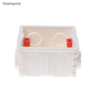 Flashquick กล่องซ็อกเก็ตสวิตช์ 86 สวิตช์ ติดผนัง