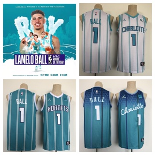 Charlotte Hornets #1 Lamelo Ball เสื้อสเวตเตอร์ของเสื้อบาสเก็ตบอล NBA Jersey