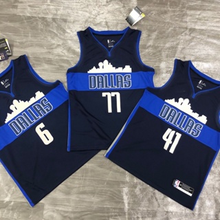 เสื้อกีฬาแขนสั้น ลายทีม NBA Jersey Solo Man Iceberg Edition No. ชุดเครื่องแบบบาสเก็ตบอล ลาย Dongchi One Daigou 77 331354