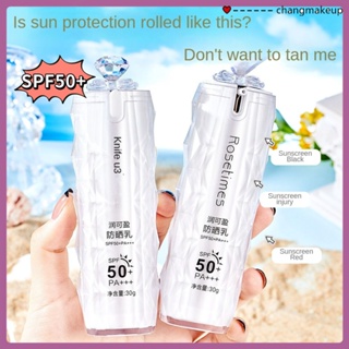 ครีมกันแดด Rosetimes Rose Age Big White Diamond Sunscreen Spf50 High Power Isolation Sunscreen Concealer cod