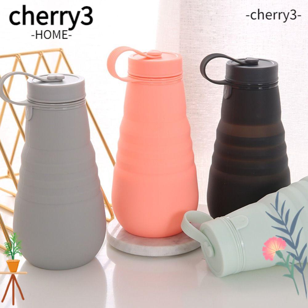 cherry3-แก้วน้ําซิลิกาเจล-พับได้-แบบพกพา-สําหรับขี่จักรยาน-เดินทาง-ปีนเขา