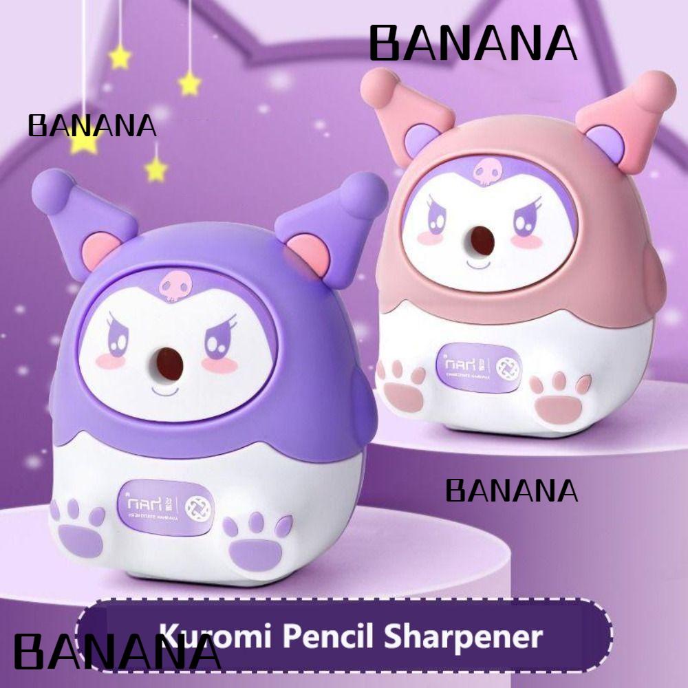 banana1-kuromi-กบเหลาดินสอ-แบบมือหมุน-ของขวัญ-สําหรับนักเรียน-สํานักงาน