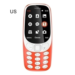 Unlocked Nokia 3310 Single-Core Mobile Phone Actual Standard 128Mb