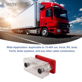  B_HILTY แผงขั้วต่อการจ่ายไฟ 12-48V 300A บัสบาร์แบตเตอรี่สำหรับรถยนต์ รถบรรทุก RV เรือเดินทะเล ระบบพลังงานแสงอาทิตย์