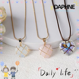 Daphne สร้อยคอโซ่ จี้รูปหัวใจ เครื่องประดับ สําหรับตุ๊กตาบาร์บี้ DIY