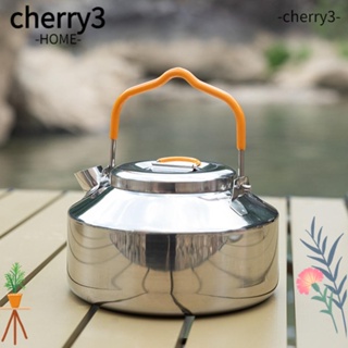 Cherry3 หม้อต้มกาแฟ สเตนเลส น้ําหนักเบา 800 มล. พร้อมกระเป๋าเก็บ สําหรับตั้งแคมป์กลางแจ้ง