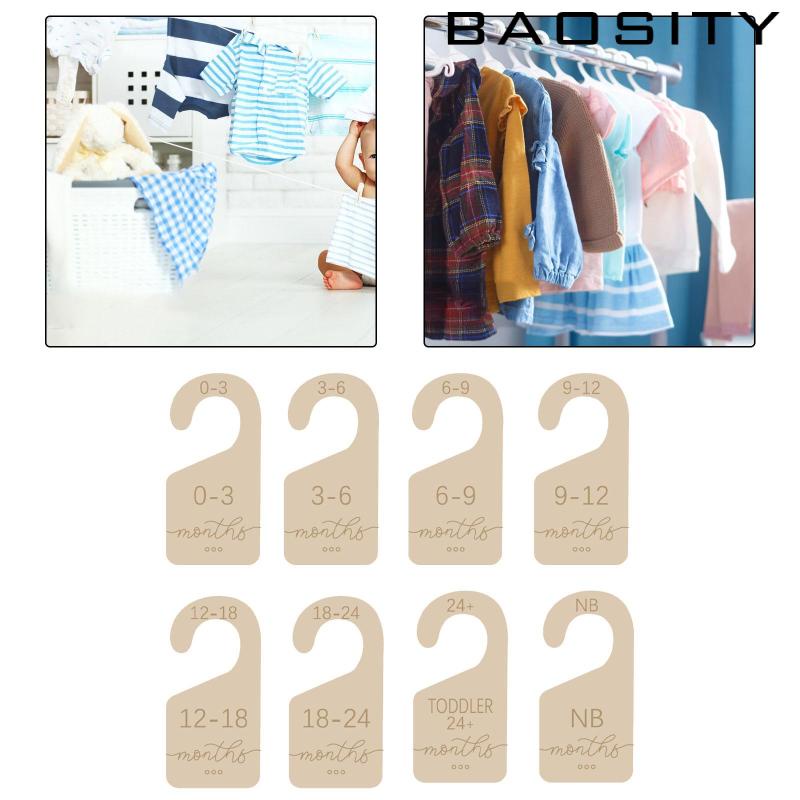 baosity-ไม้แขวนเสื้อ-แบ่งช่องเสื้อผ้า-น่ารัก-สําหรับเด็กทารกแรกเกิด-อายุ-24-เดือน-8-ชิ้น