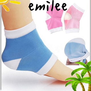 Emilee ถุงเท้าเจล ให้ความชุ่มชื้น กันแตก สําหรับสปาเท้าแตก