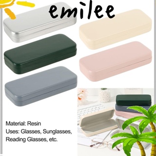 Emilee กล่องแว่นตา โลหะ สีพื้น เรียบง่าย