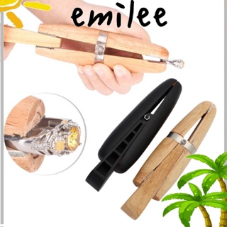 Emilee คลิปหนีบไม้ แบบพกพา สําหรับทําเครื่องประดับ แหวน เครื่องประดับ DIY