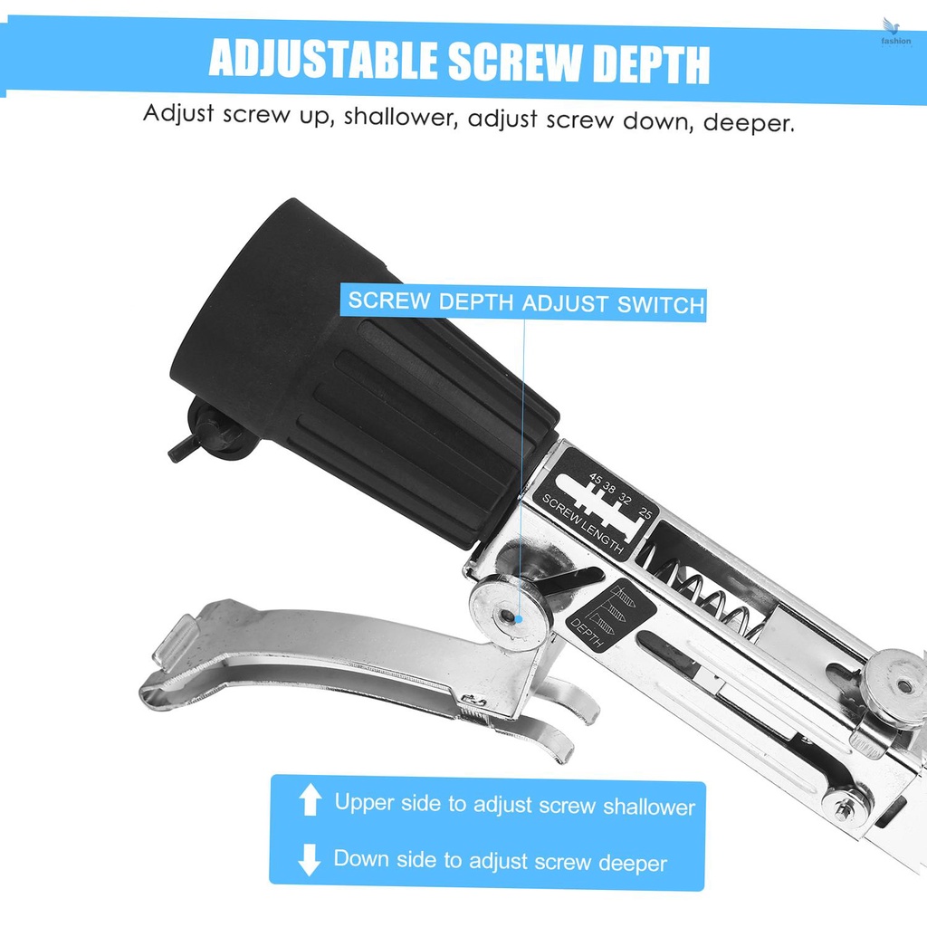 fash-automatic-chain-nail-adapter-power-drill-attachment-with-screws-woodworking-tool-auto-feed-screwdriver-tape-chain-nail-adapter-for-nail-electric-drill