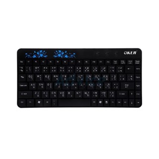 USB KEYBOARD MINI OKER F8 BLACK