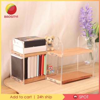 [Baosity1] ชั้นวางของไม้ ขนาดเล็ก สําหรับตกแต่งบ้านตุ๊กตา 1:12 DIY