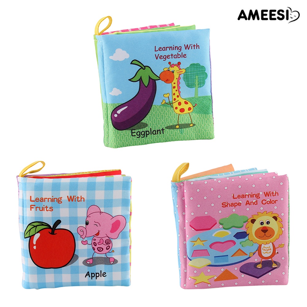 ameesi-หนังสือผ้า-มีเสียง-ของเล่นเสริมการเรียนรู้เด็ก