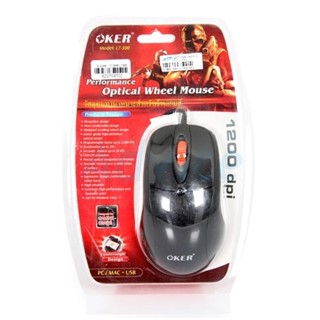 USB MOUSE OKER L7-300 BLACK