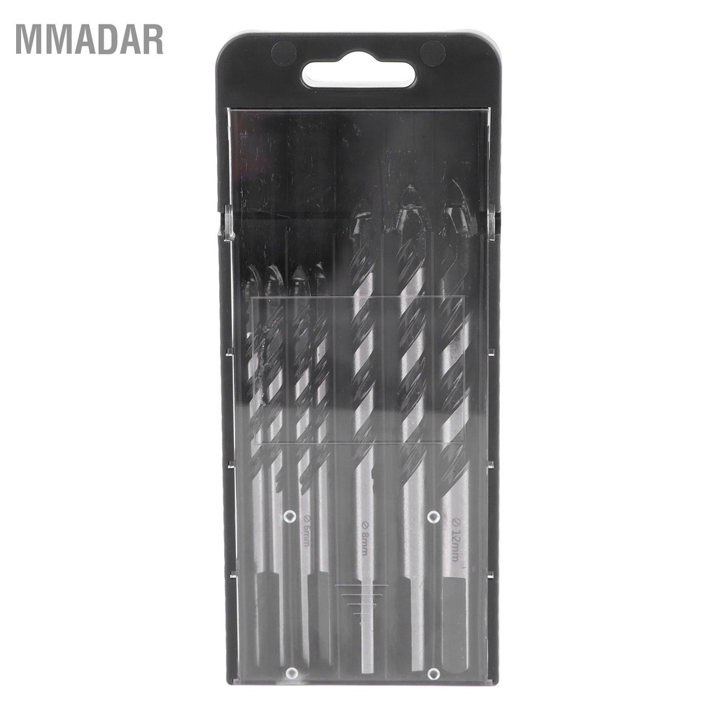 mmadar-7pcs-twist-เจาะ-bit-set-มัลติฟังก์ชั่นคาร์ไบด์สีดำ-triangular-drill