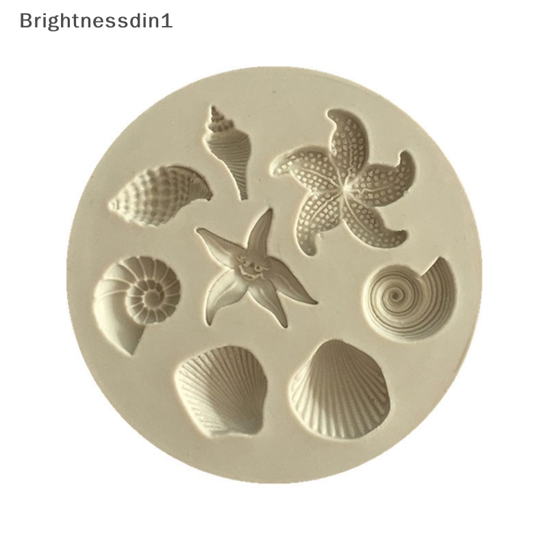 brightnessdin1-แม่พิมพ์ซิลิโคน-รูปเปลือกหอยทะเล-สําหรับทําเค้กช็อคโกแลต-บูติก