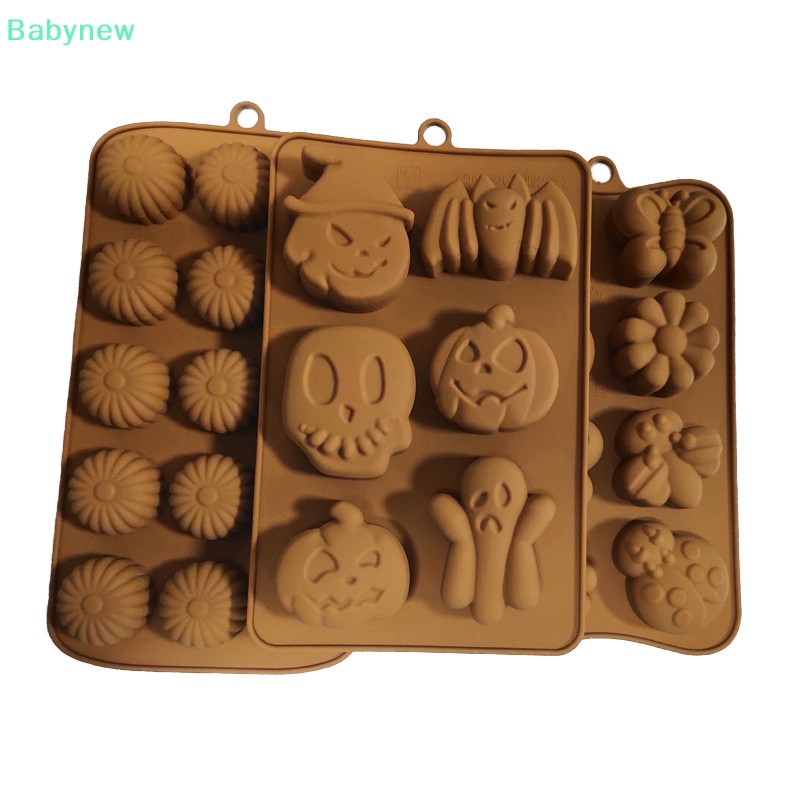 lt-babynew-gt-ใหม่-แม่พิมพ์ซิลิโคน-ลายฟักทอง-ค้างคาว-ผี-ฮาโลวีน-2o23-สําหรับทําสบู่-ช็อคโกแลต-บิสกิต-เบเกอรี่