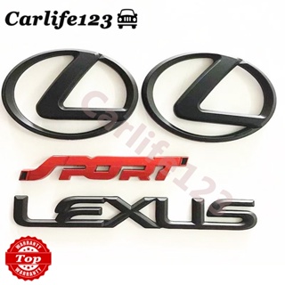 สติกเกอร์โลโก้สัญลักษณ์ Lexus 13-19 สีดํา สําหรับติดตกแต่งท้ายรถยนต์ Is300 200t 250R C300 200t GS