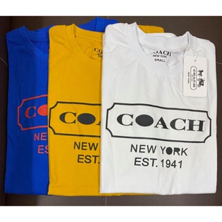 ﹉♣﹍Coach T-Shirt Cotton_02