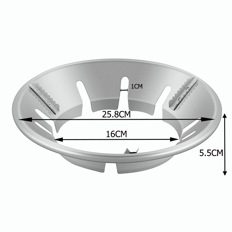 ภาพสินค้าจานรองหม้อและบังลม ที่ครอบเตาแก๊ส ใช้ได้กับเตาแก๊สทั่วไป ฝาครอบหัวเตาแก๊ส ที่บังลมเตาแก๊ส หัวแก๊ส บังลมเตาแก๊ส ที่บังลม จากร้าน 8m08f8pa04 บน Shopee ภาพที่ 7