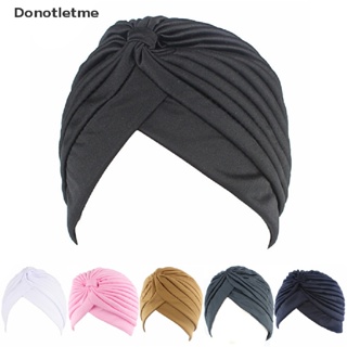 &lt;Donotletme&gt; หมวกผ้าโพกหัว ผ้ายืด แบบนิ่ม สไตล์อินเดีย ลดราคา แฟชั่นสําหรับผู้ชาย ผู้หญิง