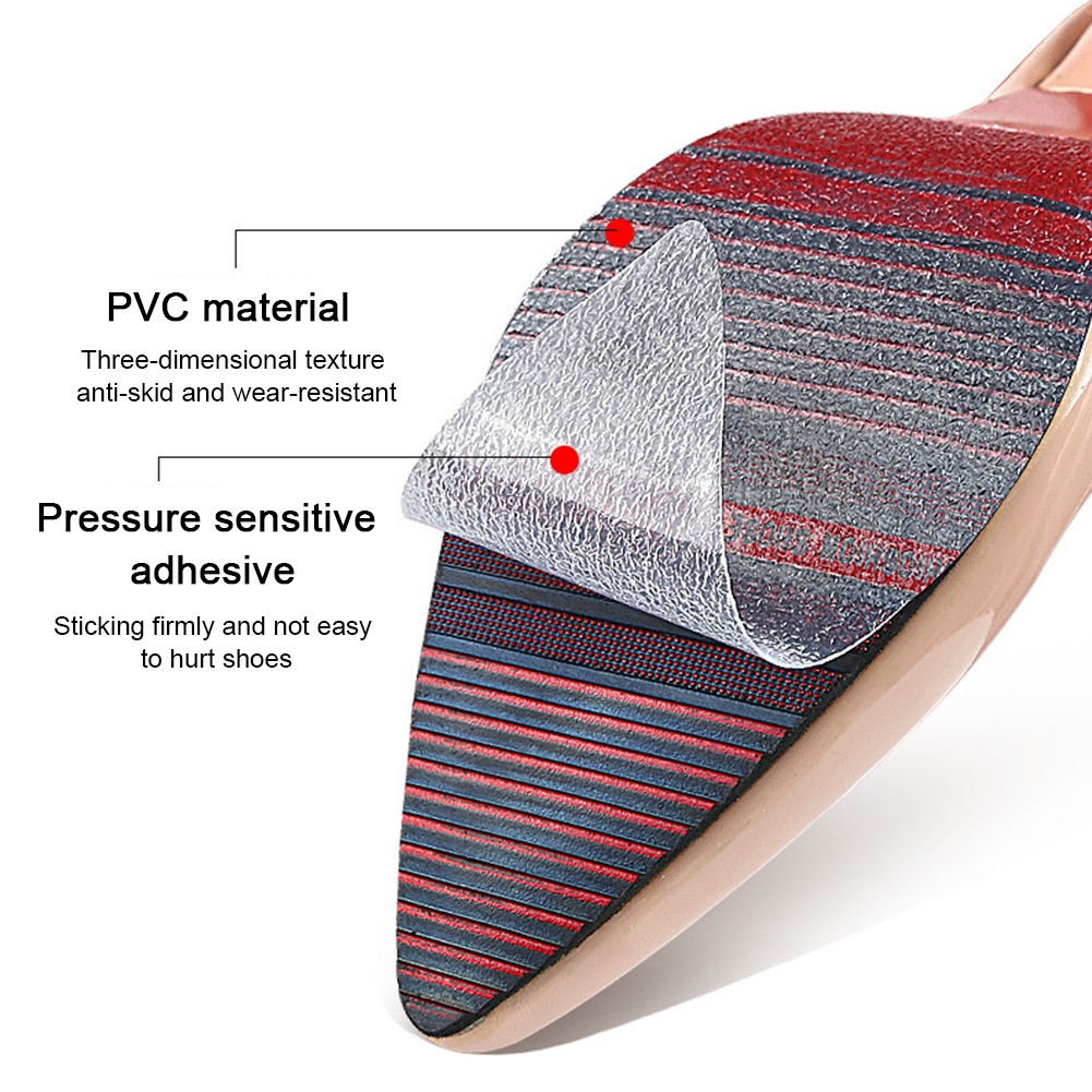 sole-protecter-แผ่นสติกเกอร์ใส-กันลื่น-มีกาวในตัว-สําหรับรองเท้าผ้าใบ-ป้องกันรองเท้าส้นสูง-ป้องกันการสึกหรอ