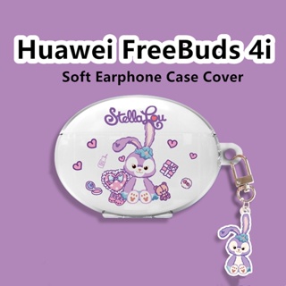 【พร้อมส่ง】เคสหูฟัง แบบนิ่ม แบบใส ลาย Stitch Dog สําหรับ Huawei FreeBuds 4i Huawei FreeBuds 4i