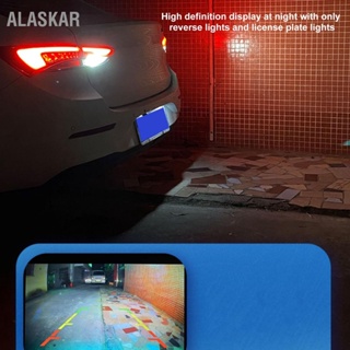  ALASKAR กล้องสำรอง 180 ° มุมมองแนวนอน Starlight Night Vision IP68 กล้องหน้ากันน้ำสำหรับรถยนต์ RVs รถปิคอัพรถบรรทุกขนาดเล็ก