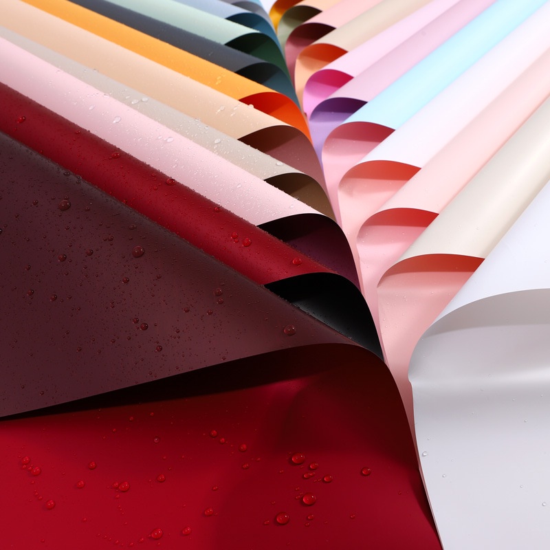 5-ชิ้น-1-ชิ้น-กระดาษห่อ-สีลูกกวาด-กระดาษทึบ-ouya-กันน้ํา-หนา-สองสี-กระดาษ-19-สีให้เลือก