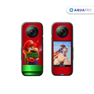 Insta360 X3 Sticker No.24 (Mario) Protective Skin Film สติกเกอร์ฟิล์ม ป้องกันรอยขีดข่วน
